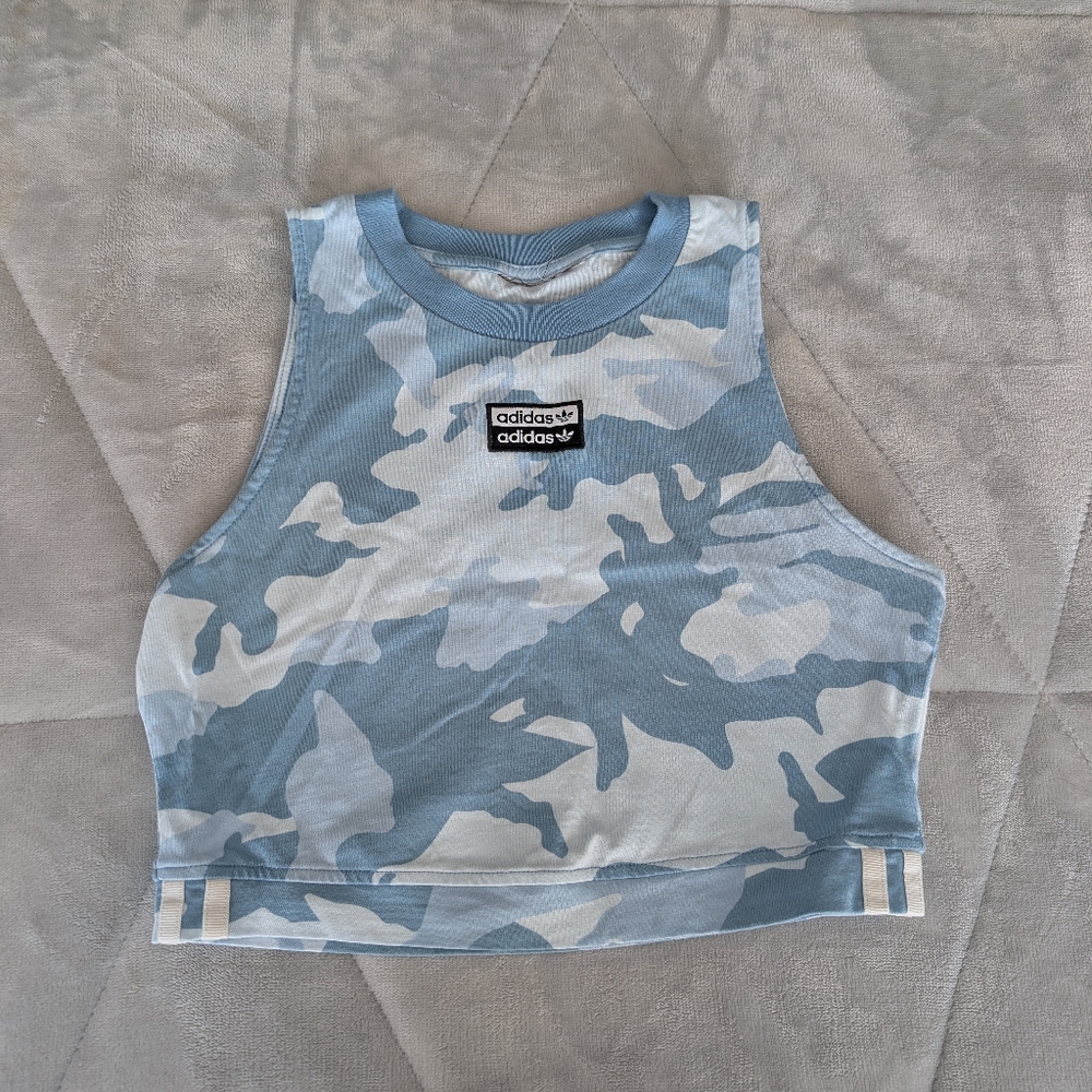 Adidas Camo Cropped Tank